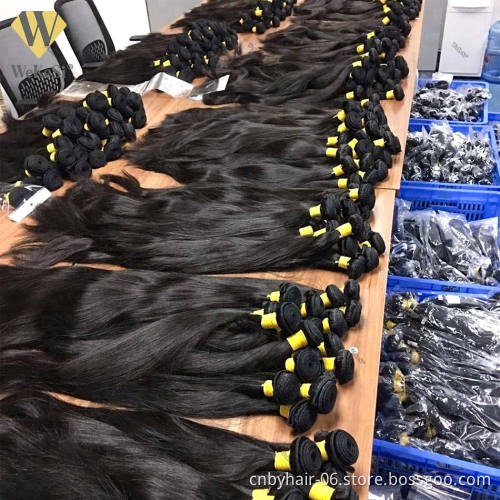 Wholesale Virgin Raw Mink Brazilian Hair Bundle,double Drawn Virgin Human Hair,Wavy Machine Double Weft Hair Extension